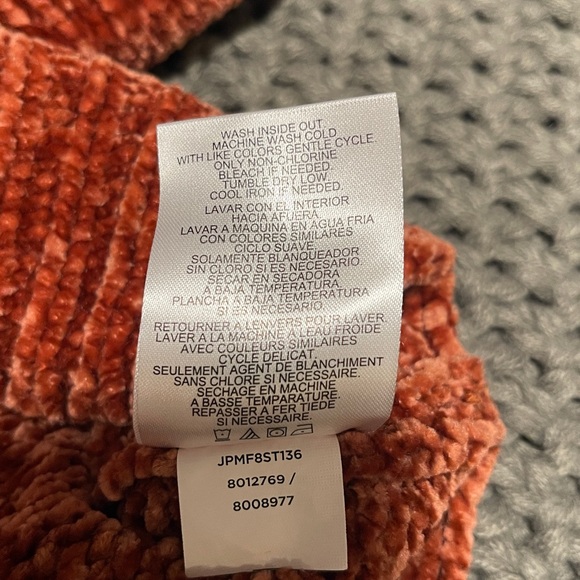 Jones New York Burnt Orange Chenille Top - Picture 5 of 5